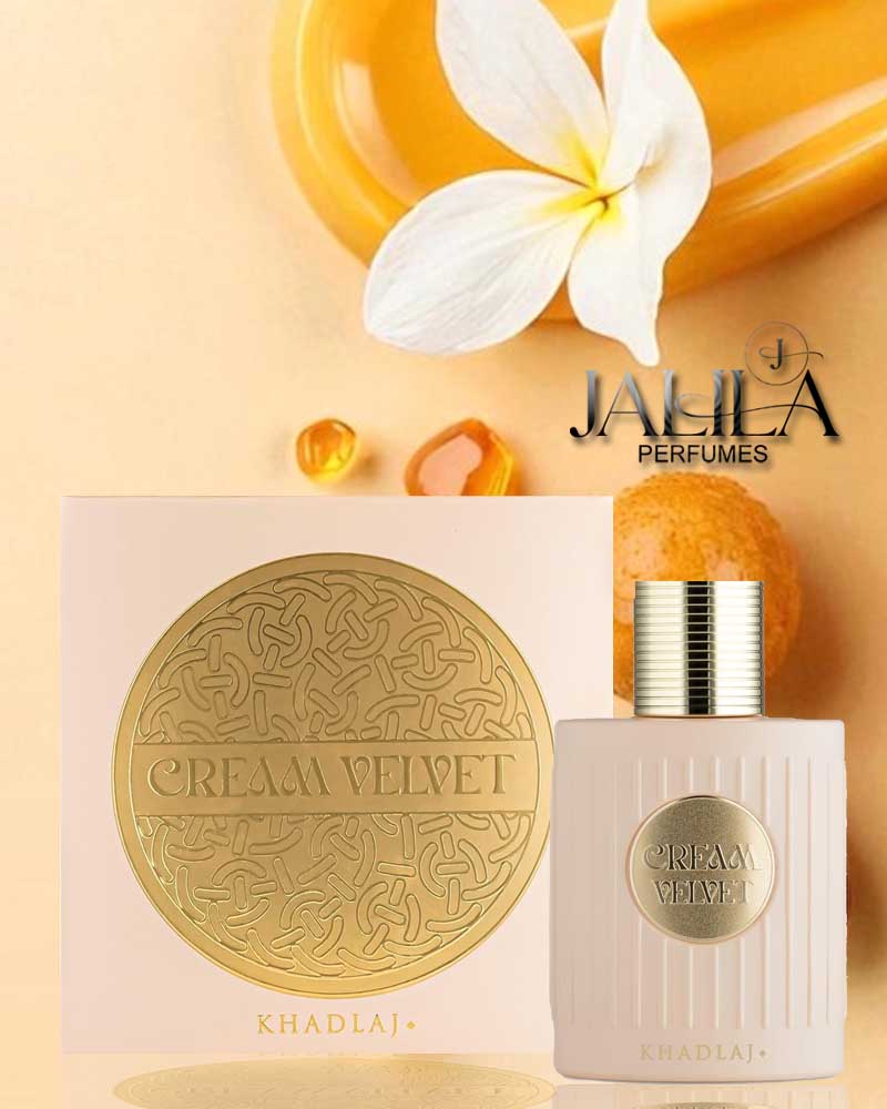 KHADLAJ CREAM VELVET FOR UNISEX EDP 100 ML | Jalila Perfumes